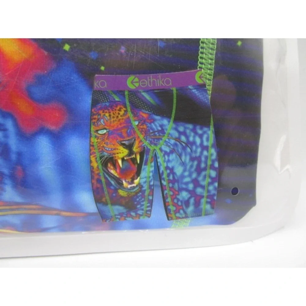 Ethika The Staple Flo Fangz Purple Men's Large 33-35 Underwear Boxer Briefs